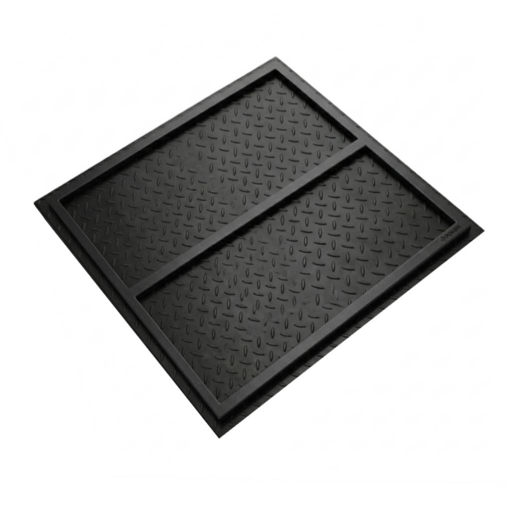 Tapa inspeccion diamantada alcantarillado 60 x 60 x 5